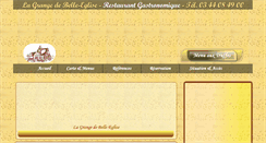 Desktop Screenshot of lagrangedebelleeglise.fr